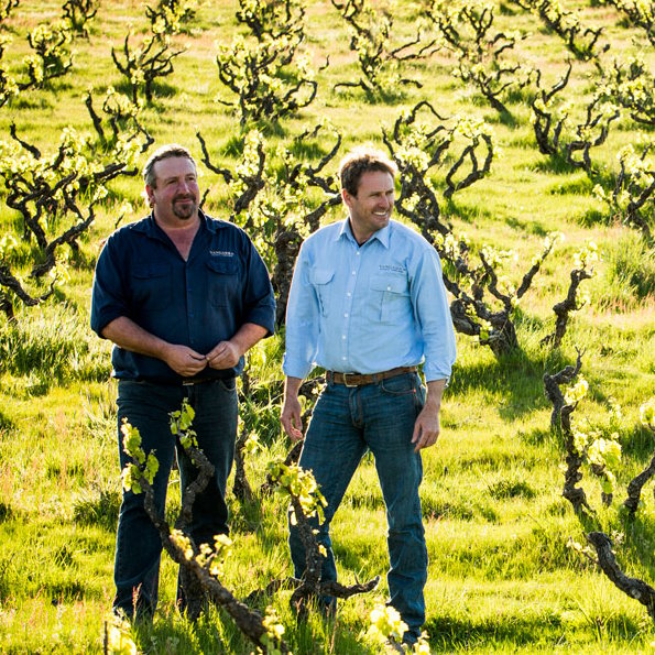 Peter Fraser, winemaker, and Michael Lane, viticulturist of Yangarra