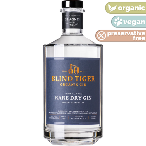 Blind Tiger Rare Dry Organic Gin 700mL